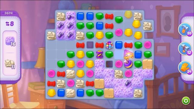 Homescapes Level 3614 - NO BOOSTERS 🏠 | SKILLGAMING ✔️