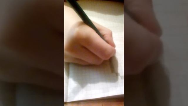 Как нарисовать шлем из майнкрафта по клеточкам! смотреть онлайн