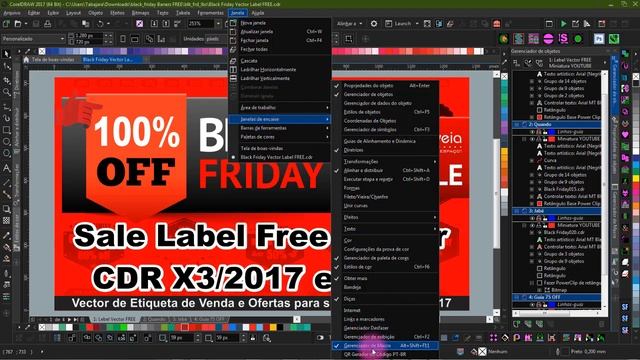 Sale Label Free Vector CDR X3 or CDR 2017 end AI смотреть онлайн