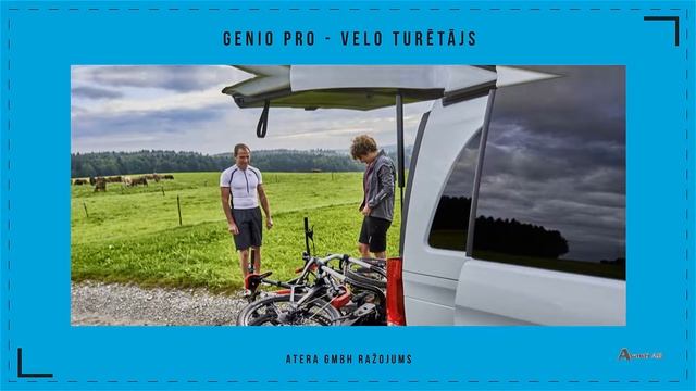 GENIO PRO - Velosipēdu aizmugurējais turētājs piekabes āķim смотреть онлайн