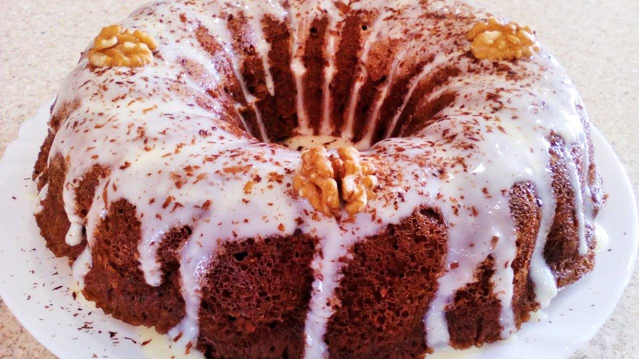 БЫСТРЫЙ КЕКС в микроволновке за 5 минут! Шоколадный кекс с орехами, простой рецепт! смотреть онлайн