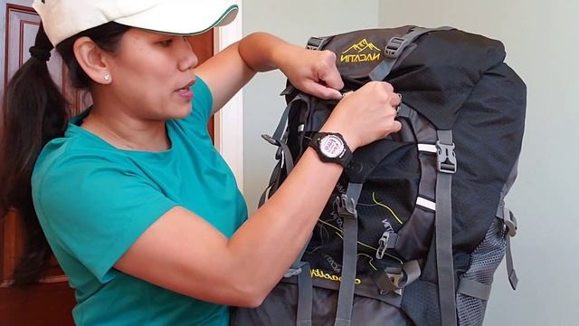 NACATIN 60L Impermeable Escalada Mochila con Cubierta Lluvia para Camping Trekking Senderismo смотреть онлайн