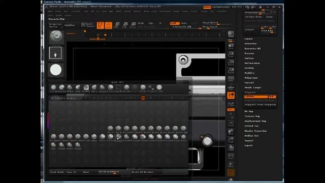 Sculpt a sci-fi weapon prop in ZBrush (22 of 26) смотреть онлайн