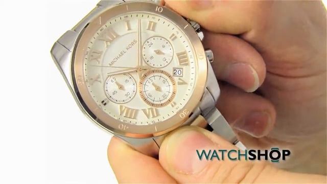 Michael Kors Ladies' Brecken Chronograph Watch (MK6368) смотреть онлайн