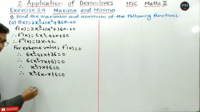 Application Of Derivatives Part 7 | Ex. 2.4 Q.9 (i to vi) | 12th Maths II HSC 2022 Maharashtra Boar смотреть онлайн