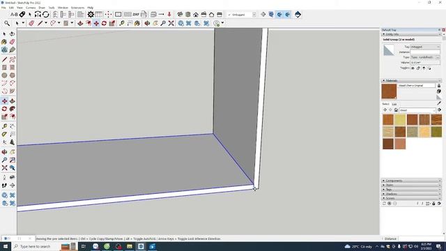 BÀI 2. tập vẽ khung tủ theo lệnh cơ bản trong Sketchup смотреть онлайн
