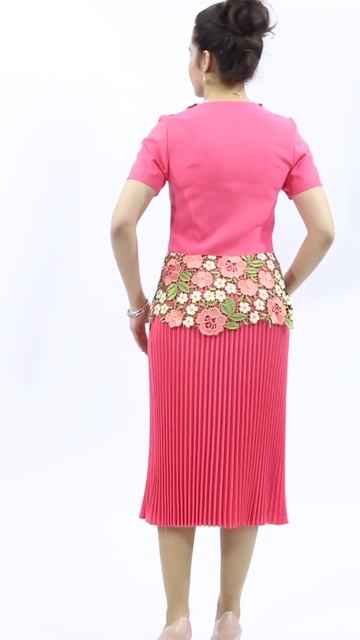 Жакет с кружевом кораллового цвета смотреть онлайн