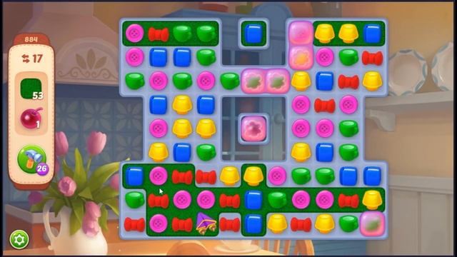 Homescapes Level 884 - NO BOOSTERS 🏠 | SKILLGAMING ✔️