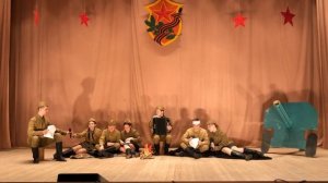 В землянке - школьный театр Заполосной СОШ