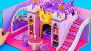 Строим домик для принцессы с горкой сами