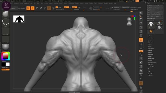 Core Creations: Mastering Human Torso Sculpting in ZBrush (Lecture 6) | Hastar Creations смотреть онлайн