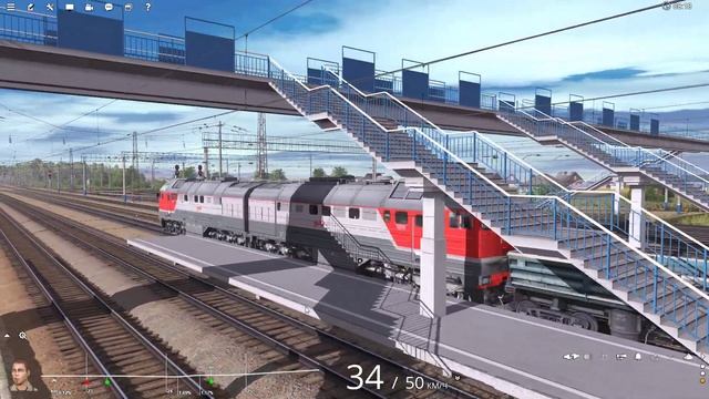 Trainz22 , ламповый прохват, с размышлениями от автора) Приятного просмотра, карта Восточная Сибирь