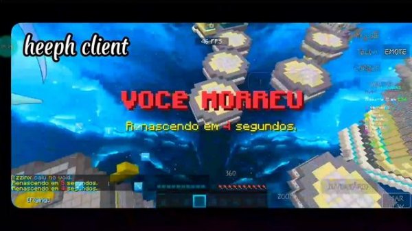 Heeph client vs Cm client no pojavlauncher galaxy a13 +50 fps Mobile