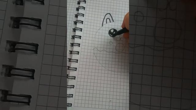 Як намалювати гарного котика пончика