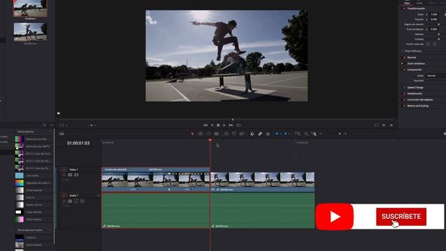 Cómo CONGELAR FOTOGRAMA En Vídeo O FREEZE FRAME En Davinci Resolve 18