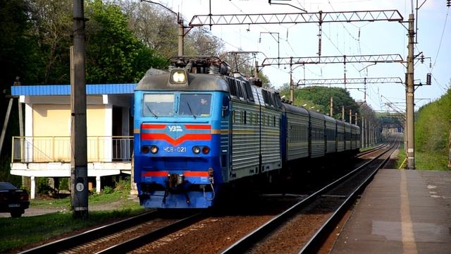 ЧС8-021 #поїзд № 8827 Ніжин - Київ смотреть онлайн