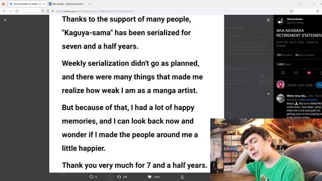 Kaguya-sama Author Announces Retirement as a Manga Artist смотреть онлайн