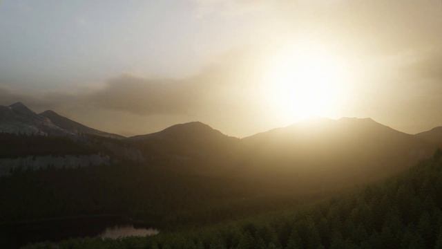 Landscape Sunrise Timelapse (Blender 2.9 and World Creator) смотреть онлайн