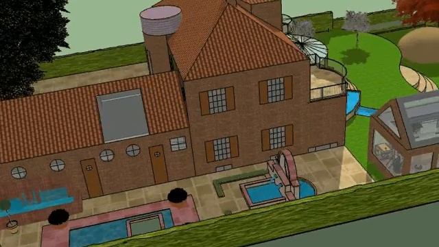 Sketchup Workflow of an old red historical mansion in Charlottendlund - Grand Design смотреть онлайн