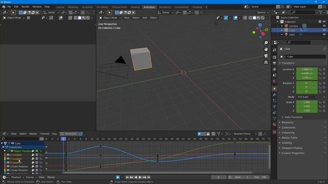 Blender Tutorial - Lesson 94 - Hide Graphs to Focus on Individual Properties смотреть онлайн