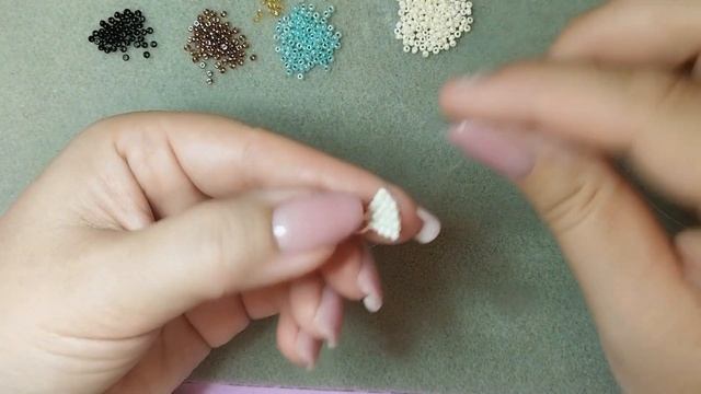 Серьги из бисера. Кирпичный стежок. "Лëгкость" смотреть онлайн