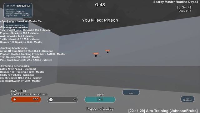 JohnsonFruits's Aim Training [20.11.29/Day.371] смотреть онлайн