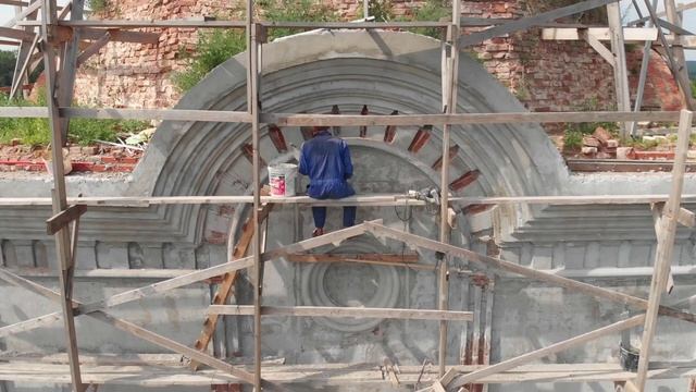 О восстановительных работах на церкви в с. Рождественское. смотреть онлайн