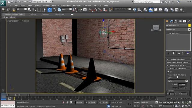 Rendering with mental ray lights in 3ds Max смотреть онлайн