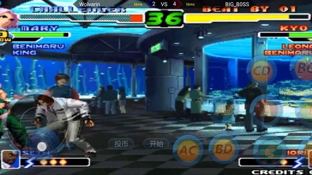 kof 2000 Wolvarine Vs Ravi Bodol The king of fighters 2000 yzkof Android gameplay смотреть онлайн