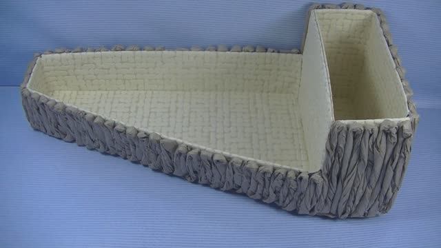 2 Идеи из картонных коробок для организации дома . Декор коробок салфетками и пекарской бумагой . смотреть онлайн