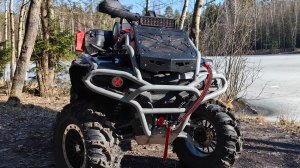 Покатушка на квадроцикле Стелс Гепард. Открытие сезона.