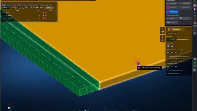 MSC Apex Iberian Lynx - Meshing thick sheets for Simufact Welding смотреть онлайн