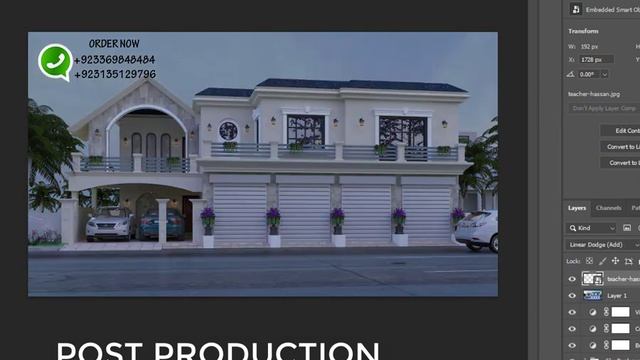PHOTOSHOP 2021 POST PRODUCTION FOR VRAY AND 3DS MAX смотреть онлайн