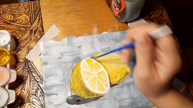 Рисуем лимоны🍋 🍋. Урок 3. смотреть онлайн
