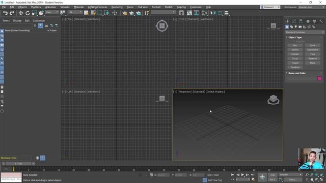 3ds Max Change And Create Workspace Tutorial For Beginner смотреть онлайн