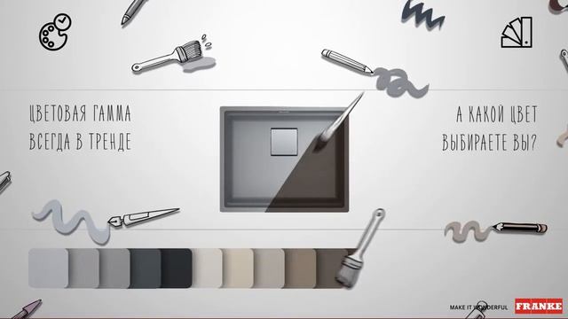 Мойки Franke, Fragranite® - Преимущества - Русский смотреть онлайн