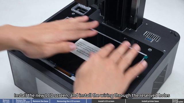 Замена модуля засветки (LCD экрана) на 3D принтере Anycubic Photon Mono M7 Pro