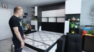 Отзыв клиента из Оленегорска: кровать-трансформер от ПК "Деталь Мастер" с ортопедическим матрасом.