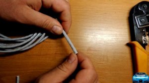 Обжим  сетевого кабеля для интернета  витая пара  коннектор RJ45  своими руками