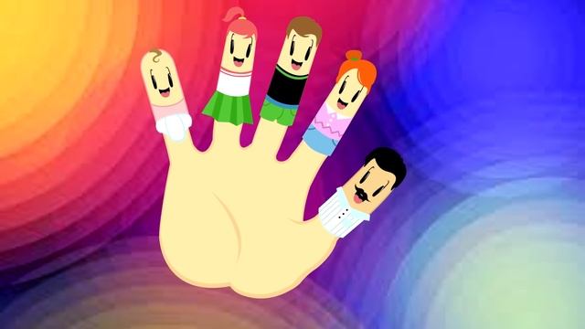 Английская песенка про Семью пальцев - Finger Family! Песенки на английском - Английский для детей смотреть онлайн