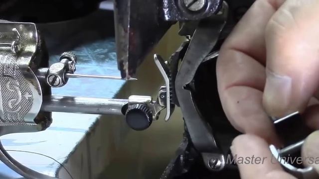 Швейная машина Подольская. Обрыв верхней нити в швейной машинке. смотреть онлайн