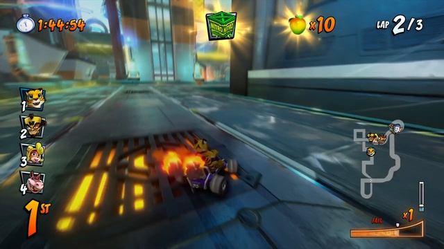 Crash Team Racing Nitro-Fueled - Android Alley VS Hard AI смотреть онлайн