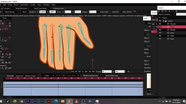 360 Hand Turn In Moho