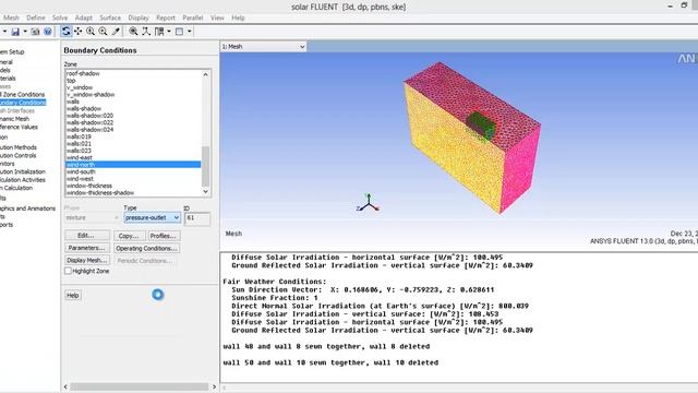 LearnCAx Tutorial ANSYS FLUENT Solar load model and Solar calculator смотреть онлайн