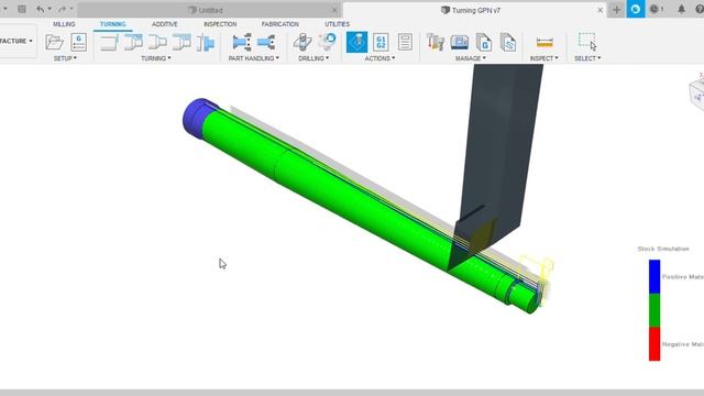 Assignment Turning GPN | Autodesk Fusion 360 смотреть онлайн