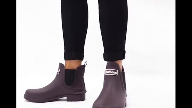 | Shuperb™ Barbour WILTON Ladies Ankle Wellington Boots Eggplant смотреть онлайн