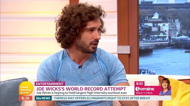 Joe Wicks Will Attempt High-Intensity Interval Training World Record! | Good Morning Britain смотреть онлайн