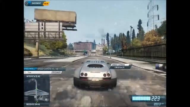 Need for Speed Most Wanted 2012 - Bugatti Veyron SuperSport TEST DRIVE смотреть онлайн