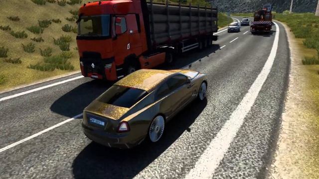 ETS2 Rolls-Royce Wraith 2016 Model Araba Yaması (1.46) ETS2 LOGİTECH G29 / EURO TRUCK SIMULATOR#2 смотреть онлайн