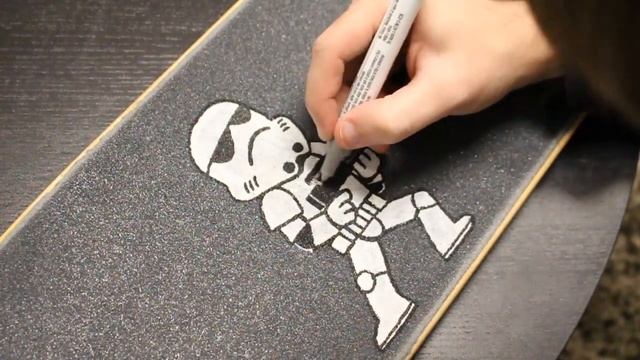 Star Wars Griptape Art Time Lapse! смотреть онлайн